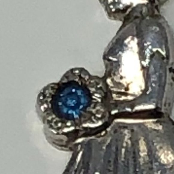 Vintage Anson Signed Sterling Charm Birthstone - Picture 2 of 6
